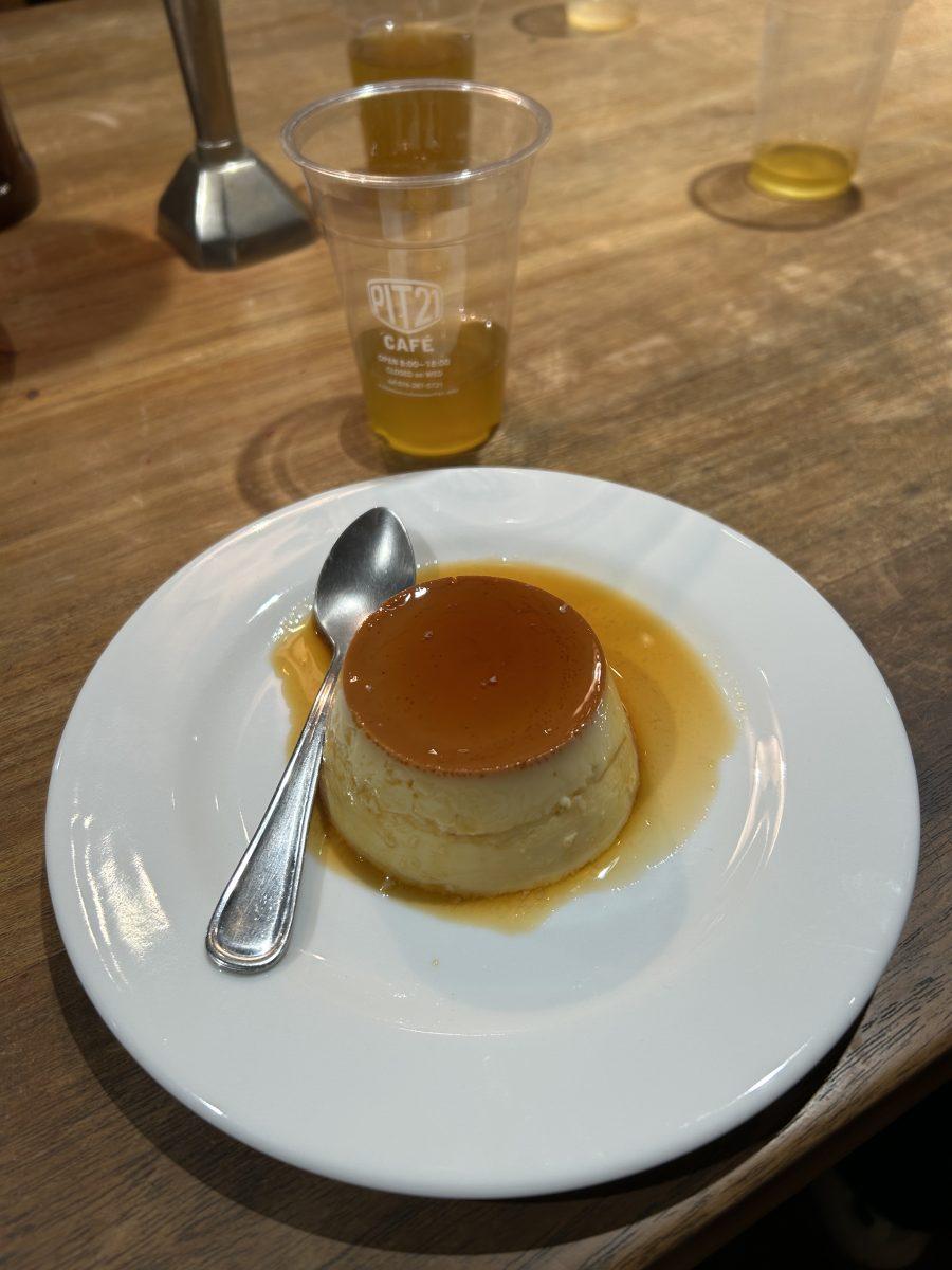 PIT21CAFEのプリン