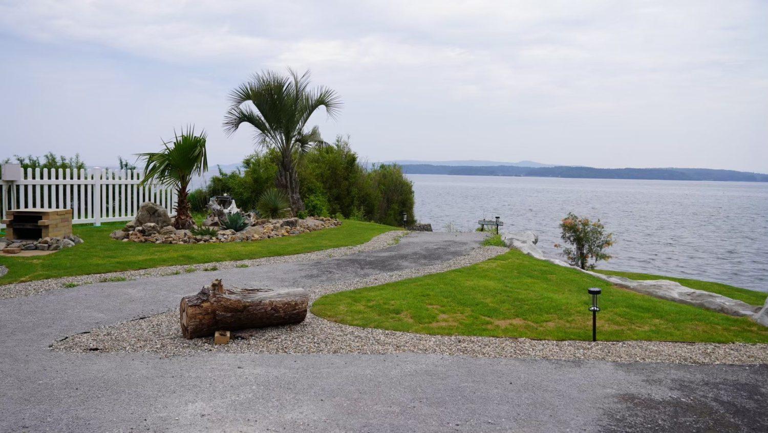 七尾湾を一望できるプライベートヴィラ～外構編～