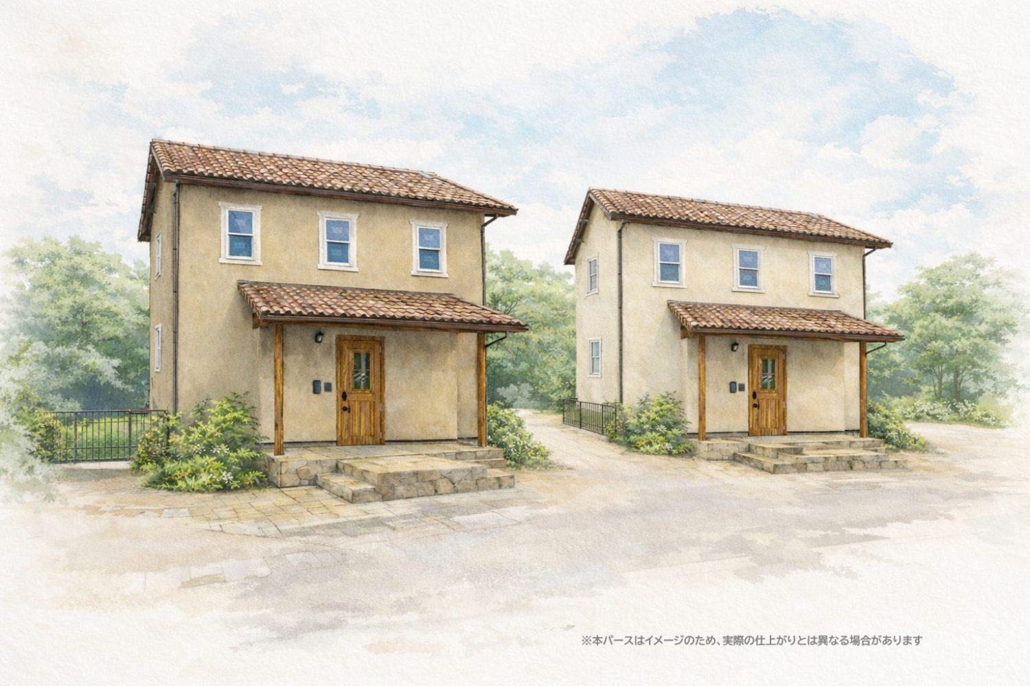 七尾市万行町 Ayu-mMaman分譲住宅2棟が今夏に完成!